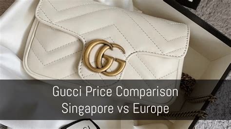 Gucci bags singapore price list